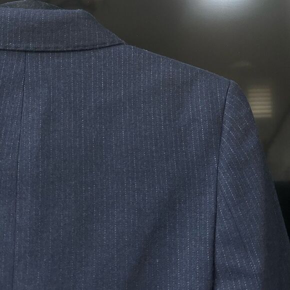 Zara Limited Edition Wool Blend Striped Blazer - Picture 12 of 12